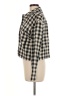 Topshop Checkered-gingham Ivory Jacket Size 8 - photo 5