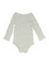 Hb 100% Cotton Solid Gray Long Sleeve Onesie 18-24 MO / 24 MO - photo 2