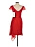 JJ's House 100% Polyester Red Cocktail Dress Size S (estimated) - photo 2