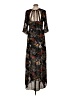 Assorted Brands 100% Polyester Paisley Black Casual Dress Size L - photo 2