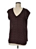 DR2 100% Polyester Black Short Sleeve Blouse Size M - photo 1