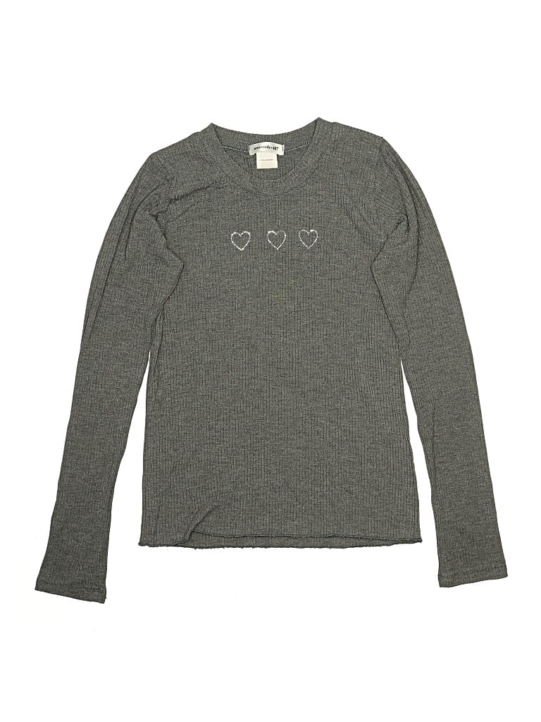 Pre-owned Assorted Brands Kids' Long Sleeve T-shirt In Gray