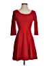 Express Solid Red Casual Dress Size XS - photo 1
