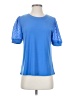 CeCe Blue Short Sleeve Top Size S - photo 1