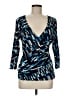 Classiques Entier Blue 3/4 Sleeve Top Size M - photo 1