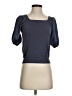 August Silk Gray Short Sleeve Top Size S - photo 1