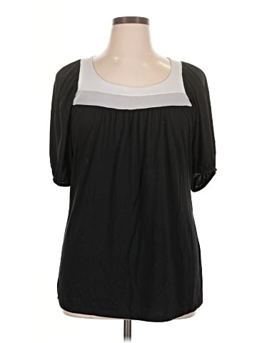 Ashley Stewart Short Sleeve Blouse (view 1)