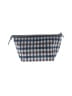 Assorted Brands Checkered-gingham Blue Brown Makeup Bag One size - photo 2