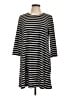 Bobbie Brooks Stripes Black Casual Dress Size L - photo 1