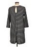 Bobbie Brooks Stripes Black Casual Dress Size L - photo 2