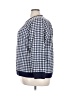 Draper James 100% Cotton Checkered-gingham Blue Pullover Sweater Size 3X - photo 5