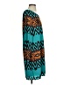 Marcella Print Teal Casual Dress Size XXS - photo 4