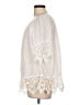 Sundance 100% Polyester Ivory White 3/4 Sleeve Blouse Size L - photo 5