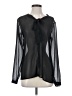 The Limited 100% Polyester Black Long Sleeve Blouse Size S - photo 1