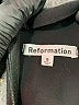 Reformation 100% Polyester Black Short Sleeve Top Size S - photo 7