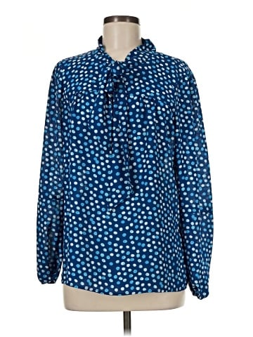 DKNY Long Sleeve Blouse (view 1)