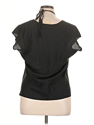 MICHAEL Michael Kors Short Sleeve Silk Top (view 2)