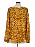 Maeve by Anthropologie 100% Viscose Yellow Long Sleeve Blouse Size S - photo 2