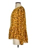 Maeve by Anthropologie 100% Viscose Yellow Long Sleeve Blouse Size S - photo 5