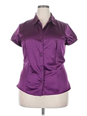 Ann Taylor Factory Short Sleeve Blouse (view 1)
