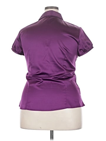 Ann Taylor Factory Short Sleeve Blouse (view 2)