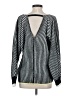 Assorted Brands 100% Acrylic Stripes Black Pullover Sweater Size S - photo 2
