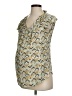 a:glow 100% Polyester Yellow Sleeveless Blouse Size S - photo 1