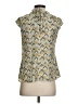 a:glow 100% Polyester Yellow Sleeveless Blouse Size S - photo 2