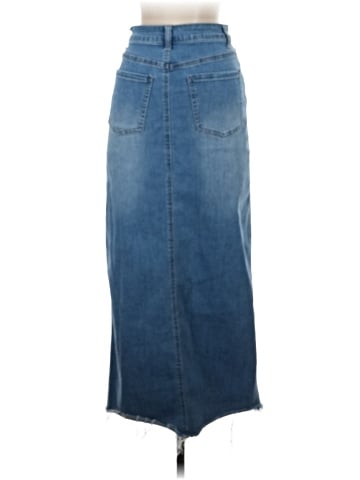 OAT Denim Skirt (view 2)