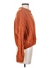 Debut 100% Polyester Solid Orange Pullover Sweater Size S - photo 4
