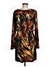SOHO Apparel Ltd Print Brown Casual Dress Size M - photo 2