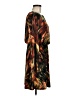 SOHO Apparel Ltd Print Brown Casual Dress Size M - photo 4