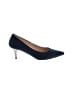 Nina 100% Leather Blue Heels Size 7 1/2 - photo 1