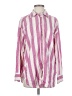 H&M Stripes Pink Long Sleeve Button-Down Shirt Size S - photo 1
