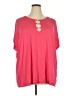 Torrid Pink Short Sleeve Top Size 5X Plus (5) - photo 1
