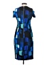 Calvin Klein Graphic Blue Cocktail Dress Size 4 - photo 2
