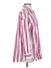 H&M Stripes Pink Long Sleeve Button-Down Shirt Size S - photo 4