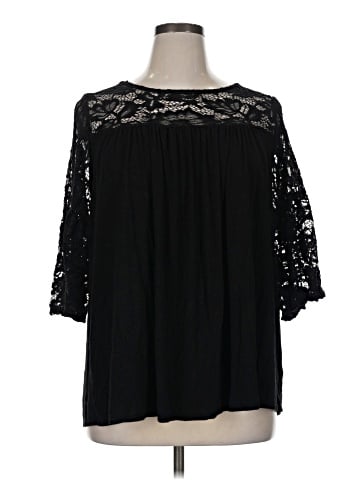 MANGOPOP Collection 3/4 Sleeve Blouse (view 1)
