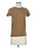 Rag & Bone Solid Brown Short Sleeve T-Shirt Size S - photo 1