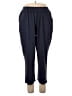 Woman Within Solid Blue Casual Pants Size 22 (1X) - photo 1