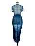 Simon Miller Tie-dye Blue Cocktail Dress Size XL - photo 2