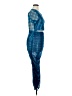 Simon Miller Tie-dye Blue Cocktail Dress Size XL - photo 4