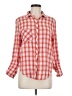 En Creme Plaid Red Long Sleeve Button-Down Shirt Size M - photo 1