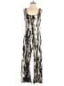 Peyton Jensen Graphic Ivory Jumpsuit Size M - photo 1