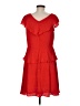 Ella Moon 100% Polyester Red Cocktail Dress Size M - photo 2