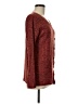 Unbranded Solid Burgundy Pink Cardigan Size M - photo 4