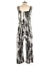 Peyton Jensen Graphic Ivory Jumpsuit Size M - photo 2