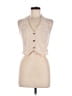 Shein 100% Polyester Tan Ivory Sleeveless Blouse Size L - photo 1