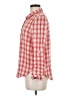 En Creme Plaid Red Long Sleeve Button-Down Shirt Size M - photo 5