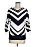 Joan Vass New York Chevron-herringbone Blue Pullover Sweater Size M - photo 1